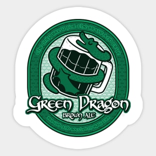 Green Dragon Brown Ale Sticker